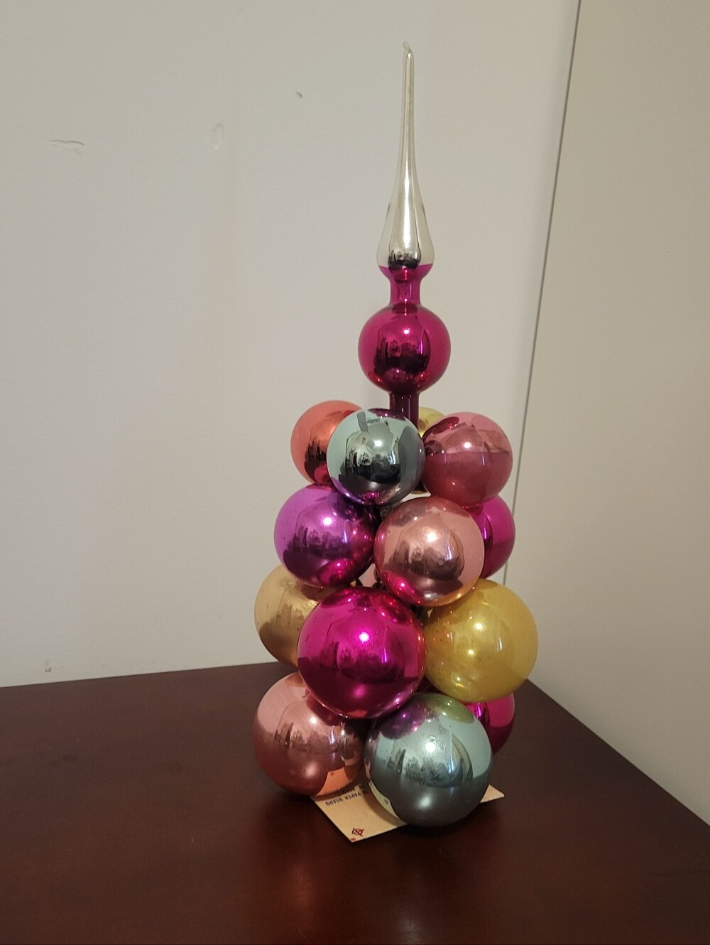 Shiny Brite Ornament Cluster Tree Vintage Christmas